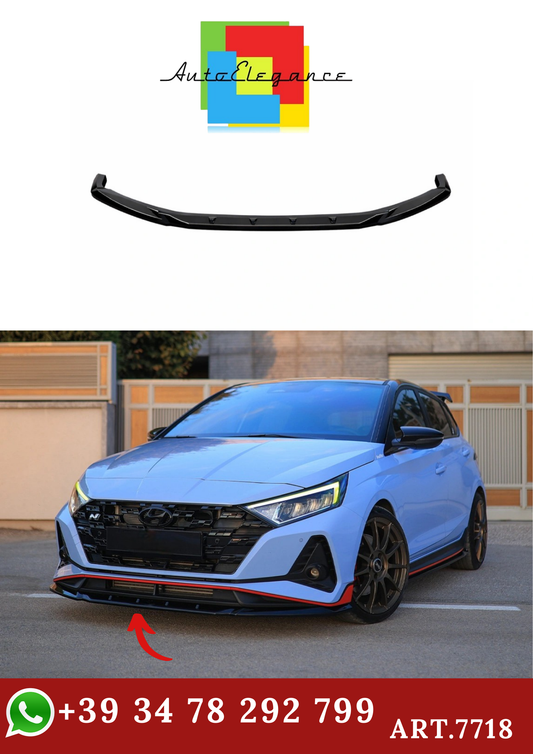 🔥ART.7718 SPLITTER ANTERIORE ADATTO PER HYUNDAI i20N (2020-2024)🔥