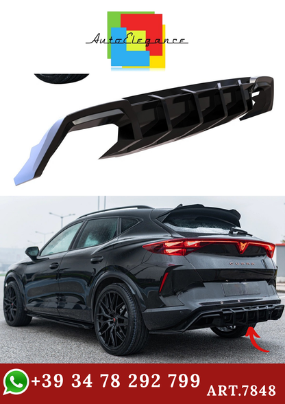 🔥ART.7848  DIFFUSORE POSTERIORE ADATTO PER CUPRA FORMENTOR V2 (2020+)🔥