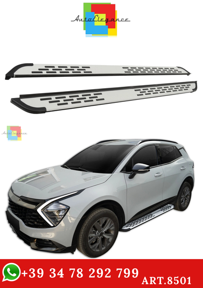 🔥ART.8501 BARRE LATERALI PEDANE INOX ADATTO PER KIA SPORTAGE DAL 2022🔥