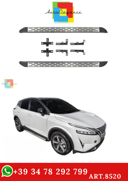 🔥ART.8520 PEDANE LATERALE SOTTOPORTA PER NISSAN QASHQAI J12 DAL 2021🔥