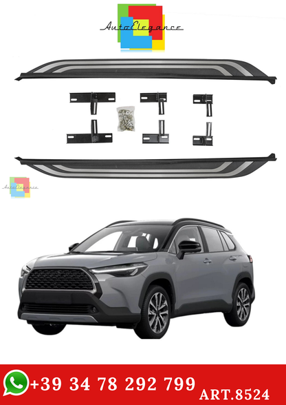 🔥ART.8524 PEDANE LATERALE SOTTOPORTA PER TOYOTA COROLLA CROSS XG10 2020🔥
