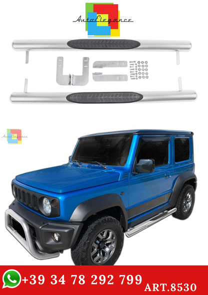 🔥ART.8530 BARRE LATERALI PEDANE INOX SUZUKI JIMNY DAL 2019🔥