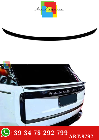 🔥ART.8792 SPOILER ALA CENTRALE POSTERIORE NERO LUCIDO RANGE ROVER L460 2022+🔥