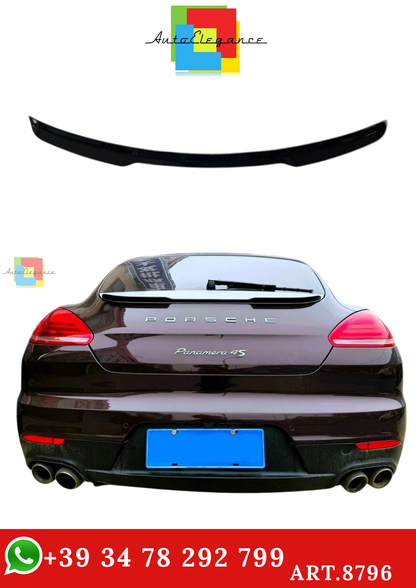 🔥ART.8796 SPOILER CORPO PER PORSCHE PANAMERA 970 POSTERIORE NERO LUCIDO 13-16🔥