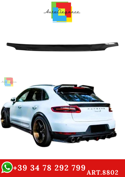 🔥ART.8802 SPOILER POSTERIORE NERO LUCIDO ADATTO PER PORSCHE MACAN 2014+🔥