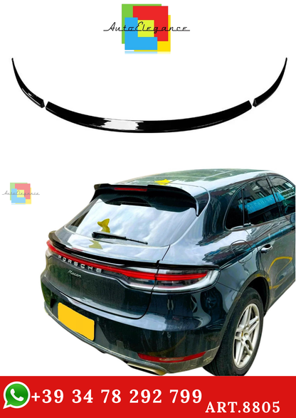 🔥ART.8805 SPOILER ALA POSTERIORE PER PORSCHR MACAN NERO LUCIDO 2019-2021🔥