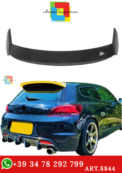 🔥ART.8844 SPOILER POSTERIORE NERO LUCIDO PER VW SCIROCCO TSI TDI R 08-14🔥
