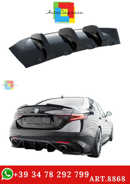 🔥ART.8868 DIFFUSORE POSTERIORE ADATTO PER ALFA ROMEO GIULIA VELOCE🔥