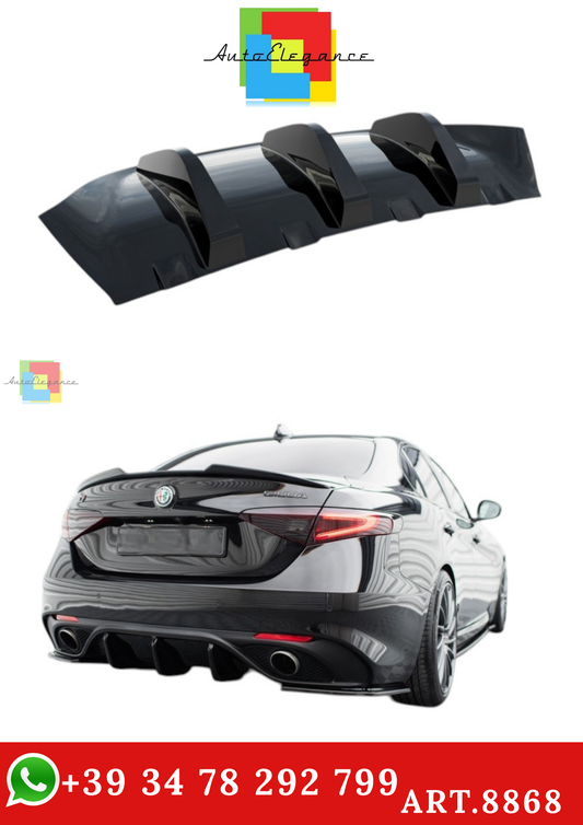 🔥ART.8868 DIFFUSORE POSTERIORE ADATTO PER ALFA ROMEO GIULIA VELOCE🔥