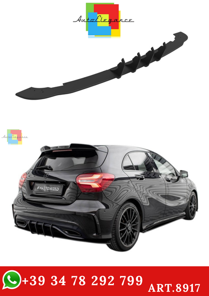 🔥ART.8917 DIFFUSORE POSTERIORE STREET PRO PER MERCEDES-BENZ A AMG-Line W176🔥