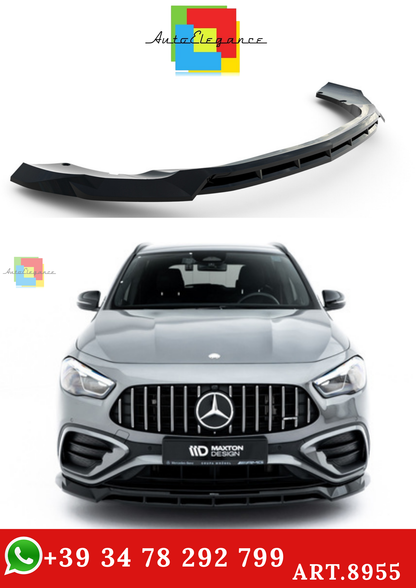 🔥ART.8955 SPLITTER ANTERIORE V.1 ADATTO PER MERCEDES-AMG GLA 35 H247 FACELIFT🔥