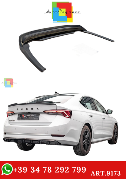 🔥ART.9173 SPLITTER POSTERIORE (CON BARRE VERTICALI) PER SKODA OCTAVIA Mk4🔥
