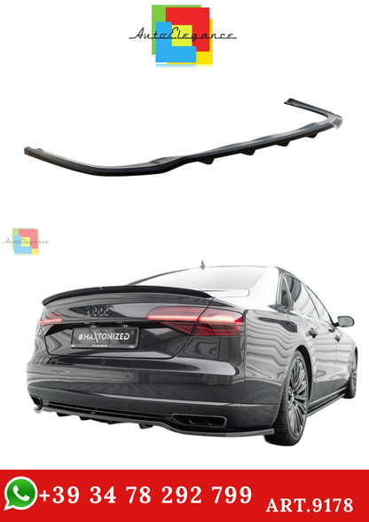 🔥ART.9178 SPLITTER POSTERIORE (CON BARRE VERTICALI) AUDI A8 D4 FACELIFT🔥