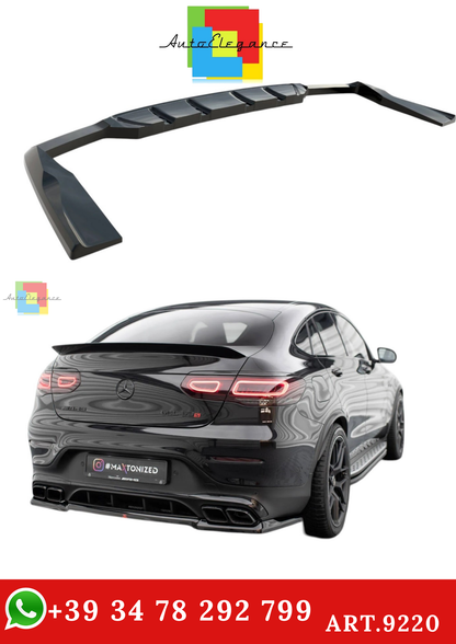 🔥ART.9220 SPLITTER POSTERIORE PER MERCEDES-AMG GLC 63 COUPE C253 FACELIFT🔥