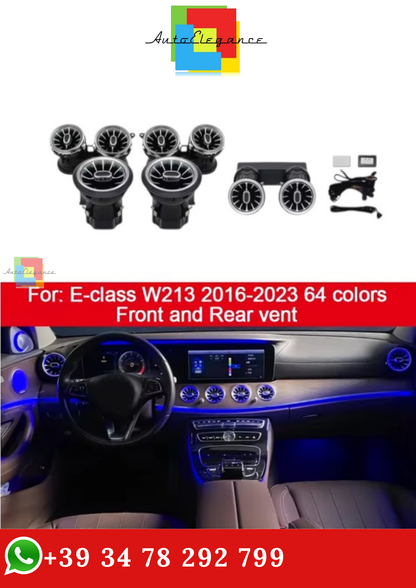 🔥KIT 7 PEZZI AIR VENT A 64 COLORI MERCEDES GLC X253 C253 15-19🔥