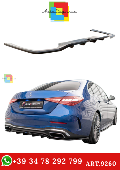 🔥ART.9260 SPLITTER POSTERIORE ADATTO PER MERCEDES-BENZ C AMG-LINE W206🔥