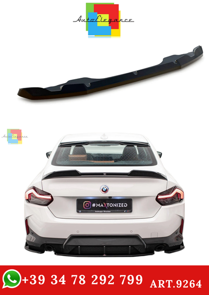 🔥ART.9264 SPLITTER POSTERIORE ADATTO PER BMW SERIE 2 COUPE M-PACK G42🔥