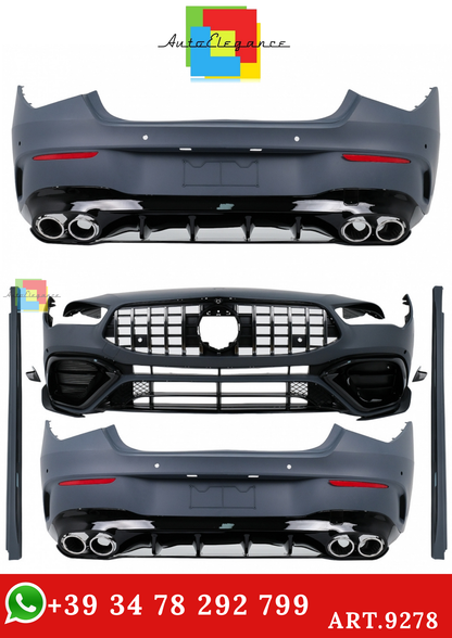🔥ART.9278 BODYKIT PER MERCEDES CLA C118 SHOOTING BRAKE 19-23 DESIGN CLA45🔥
