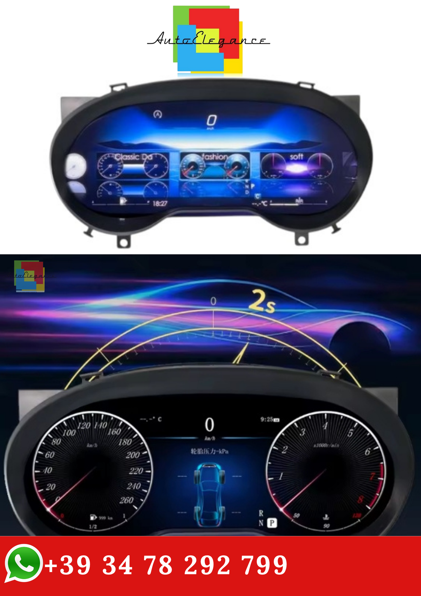 🔥PANNELLO AUTO TACHIMETR LCD 12,3'' PER MERCEDES W176 GLA CLA W117 250 14-19🔥