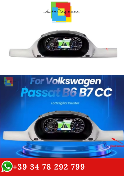 🔥CRUSCOTTO DIGITALE TACHIMETRA LCD DA 10,25"  PER VW PASSAT B6 B7 🔥