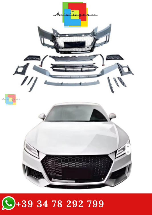 🔥BODYKIT CON GRIGLIA ADATTO PER AUDI TT TTS 2015-2019 STILE TTRS MK3🔥
