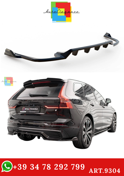 🔥ART.9304 SPLITTER POSTERIORE ADATTO PER VOLVO XC60 R-DESIGN Mk2 FACELIFT🔥