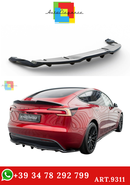 🔥ART.9311 SPLITTER POSTERIORE V.2 TESLA MODEL 3 PROJECT HIGHLAND (RESTYLING)🔥