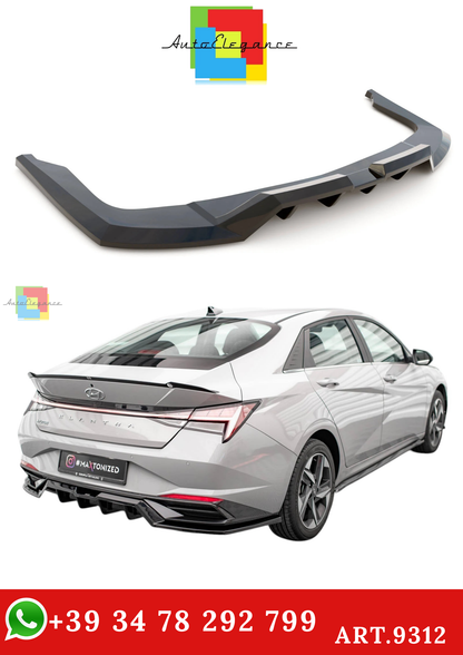 🔥ART.9312 SPLITTER POSTERIORE (CON BARRE VERTICALI) HYUNDAI ELANTRA Mk7🔥