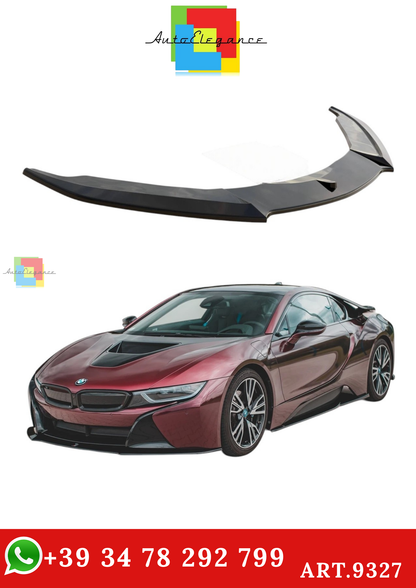 🔥ART.9327 SPLITTER SOTTO PARAURTI TUNING ANTERIORE PER BMW i8 NERO LUCIDO🔥