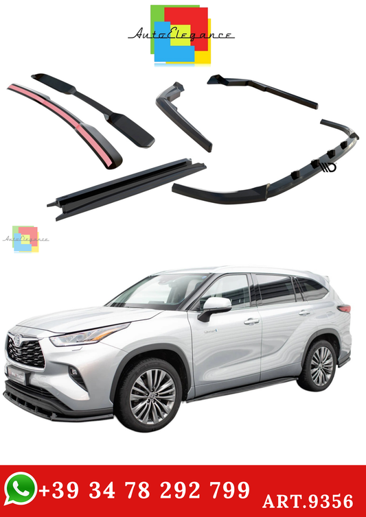 🔥ART.9356 BODYKIT ADATTO PER  V.1 TOYOTA HIGHLANDER Mk4🔥