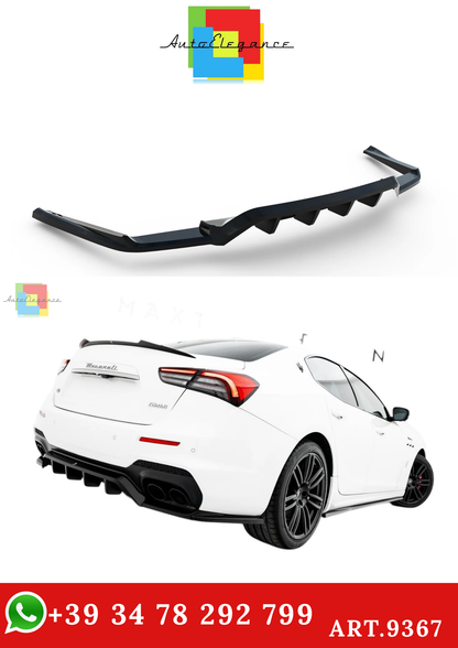🔥ART.9367 SPLITTER POSTERIORE ADATTO PER MASERATI GHIBLI MODENA Mk3 FACELIFT🔥