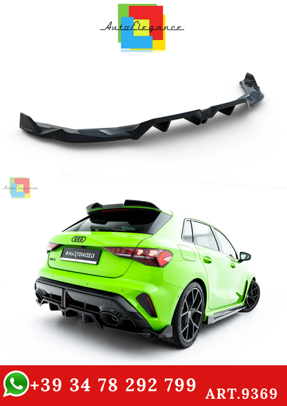 🔥ART.9369 SPLITTER POSTERIORE V.3 AUDI RS3 SPORTBACK 8Y FACELIFT🔥