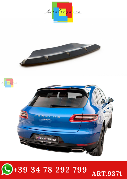 🔥ART.9371 SPLITTER POSTERIORE ADATTO PER PORSCHE MACAN Mk1🔥