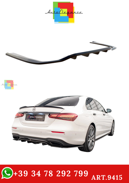 🔥ART.9415 SPLITTER POSTERIORE MERCEDES-BENZ E AMG-LINE BERLINA W213 FACELIFT🔥