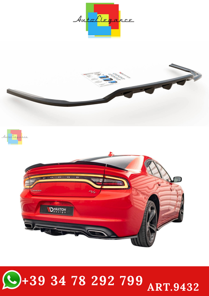 🔥ART.9432 SPLITTER POSTERIORE (CON BARRE VERTIVALI) PER DODGE CHARGER RT Mk7 🔥