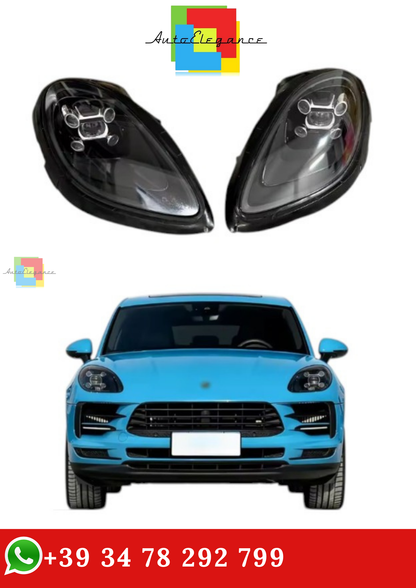 🔥FARI PER PORSCHE MACAN 18-25 GRUPPO OTTICO FARI DIURNI A LED QUAD-EYE🔥