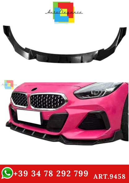 🔥ART.9458 SPLITTER ANTERIORE PER BMW Z4 G29 IN ABS NERO LUCIDO /23 +(3 PEZZI)🔥