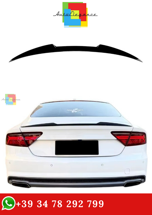🔥SPOILER POSTERIORE STILE M4 NERO LUCIDO BAGAGLIAIO PER Audi A7 S7 C7 11-17🔥