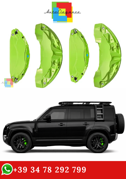 🔥COPERTURA PINZA FRENO IN ALLUMINIO VERDE PER LAND ROVER DEFENDER 2020-2025🔥