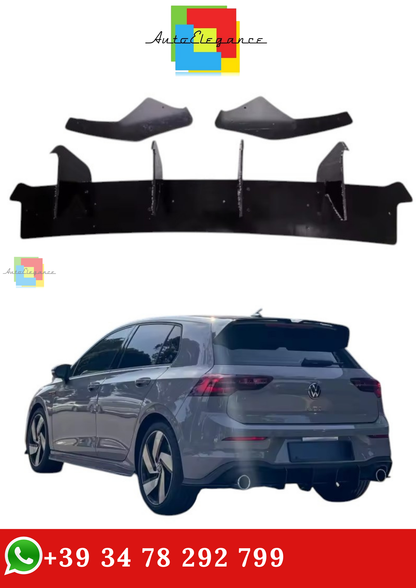 🔥DIFFUSORE SPLITTER LABBRO PROTEZIONE LATERALE VW GOLF 8 MK8 GTI 2020-2024🔥