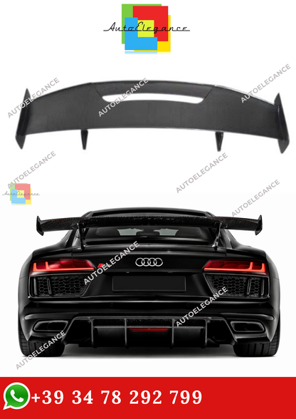 🔥SPOILER POSTERIORE IN STILE GT PER AUDI TT TTRS MK2 MK3 AS3 FIBRA DI CARBONI🔥