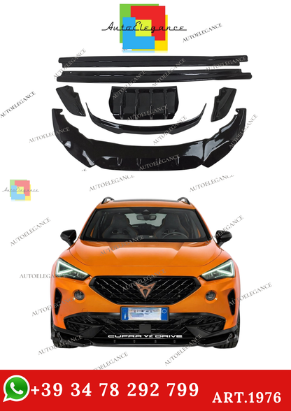 🔥ART.1976  BODYKIT CUPRA FORMENTOR 2020+ NERO LUCIDO🔥