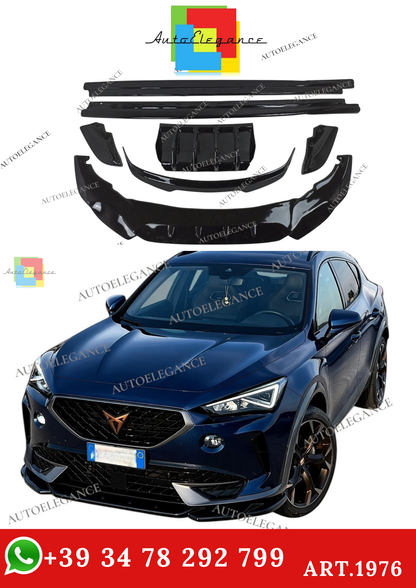 🔥ART.1976  BODYKIT CUPRA FORMENTOR 2020+ NERO LUCIDO🔥