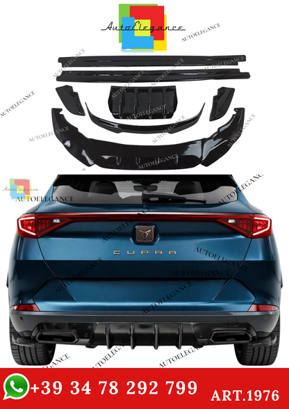 🔥ART.1976  BODYKIT CUPRA FORMENTOR 2020+ NERO LUCIDO🔥