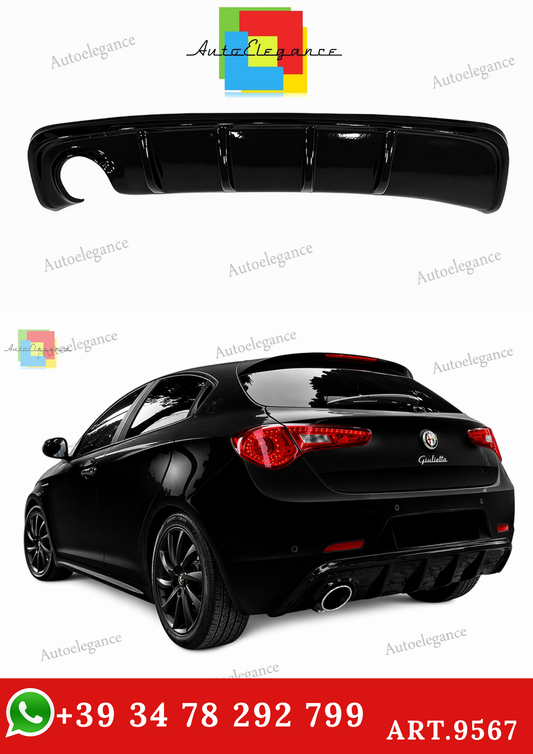 🔥ART.9567 DIFFUSORE SINISTRO GIULIETTA USCITA SINGOLA, NERO LUCIDO 2010-2020🔥