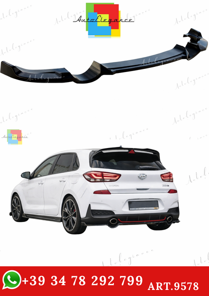 🔥ART.9578 SPLITTER POSTERIORE ADATTO PER HYUNDAI I30 N Mk3 HATCHBACK🔥