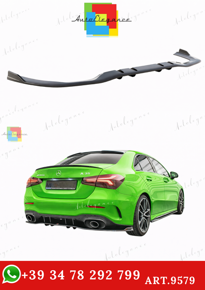 🔥ART.9579 SPLITTER POSTERIORE ADATTO PER V.2 MERCEDES A 35 AMG BERLINA V177🔥