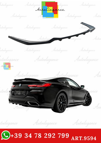 🔥ART.9594 SPLITTER POSTERIORE (CON BARRE VERTICALI) BMW 8 COUPE M-PACK G15🔥