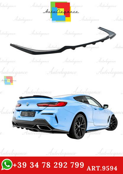 🔥ART.9594 SPLITTER POSTERIORE (CON BARRE VERTICALI) BMW 8 COUPE M-PACK G15🔥