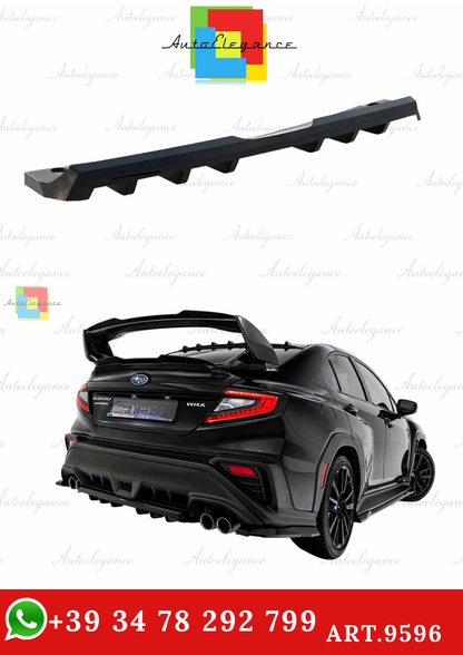 🔥ART.9596 SPLITTER POSTERIORE (CON BARRE VERTICALI) PER SUBARU WRX STI Mk2🔥